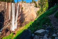 Rainbow on Vernal Falls and the Mist Trail, Yosemite National Park, California Royalty Free Stock Photo