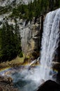 Rainbow at Vernal Falls in Yosemite National Park Royalty Free Stock Photo