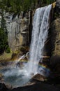 Rainbow at Vernal Falls in Yosemite National Park Royalty Free Stock Photo
