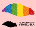 Spectrum Mosaic Map of Isla La Tortuga for LGBT