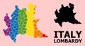 Spectrum Pattern Map of Lombardy Region for LGBT