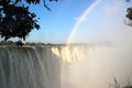 Rainbow Victoria Falls Royalty Free Stock Photo