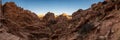 Rainbow Vista Overlook In Valley of Fire Panorama Royalty Free Stock Photo