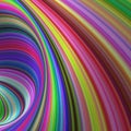 Rainbow vortex - colorful fractal background