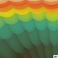 Rainbow Wallpaper. Abstract Wavy Grid Background. Mosaic. Royalty Free Stock Photo