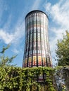 Rainbow water tower, Milan Royalty Free Stock Photo