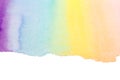 Rainbow watercolor art background