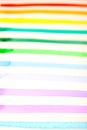 Rainbow watercolor banner underline background isolated