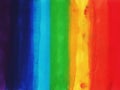 Rainbow. Watercolor imitation. Bright  illustration isolated on white background. Red, orange, yellow, green, blue, purple Royalty Free Stock Photo