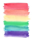 Rainbow watercolor texture. Color paint stains. Design for backgrounds, wallpapers, covers and packaging