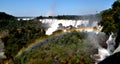 A rainbow and a waterfall Royalty Free Stock Photo