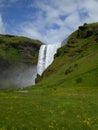 Waterfall Skogafoss Iceland Royalty Free Stock Photo