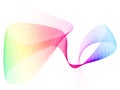 Rainbow wave background