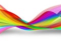 Rainbow waves Royalty Free Stock Photo