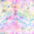 Rainbow Wheel Abstract Tie Dye Print in Faded Effect Royalty Free Stock Photo