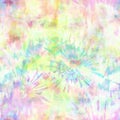 Rainbow Wheel Abstract Tie Dye Print in Faded Effect Royalty Free Stock Photo