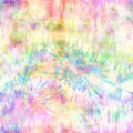 Rainbow Wheel Holographic Tie Dye Print with faded and distressed effect Royalty Free Stock Photo