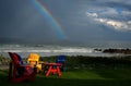 Rainbow At White Point Royalty Free Stock Photo