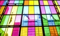 The Rainbow windows of Palais des CongrÃÂ¨s in Montreal