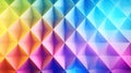 rainbow wooden rhombusbackground