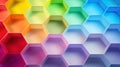 rainbow wooden rhombusbackground