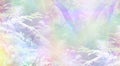 Rainbow Woodland Scene Background