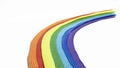 Rainbow wool. Stripes and Colors. Rainbow Gay Pride Flag Royalty Free Stock Photo