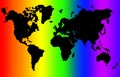 Rainbow world Royalty Free Stock Photo