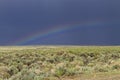 Rainbow on Wyoming Range Land