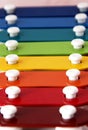 Rainbow xylophone Royalty Free Stock Photo