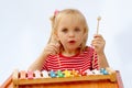 Rainbow xylophone Royalty Free Stock Photo