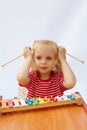 Rainbow xylophone Royalty Free Stock Photo