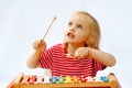 Rainbow xylophone Royalty Free Stock Photo