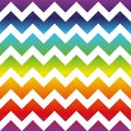 rainbow zigzag