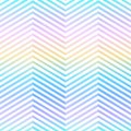 Rainbow zigzag seamless pattern