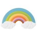 Rainbown climate symbol isolated icon