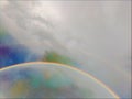 Rainbows apears sometimes. If you are ready for creation, take camera and make photos. Royalty Free Stock Photo