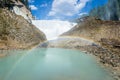 Rainbows through the mist at Wapta Falls Royalty Free Stock Photo