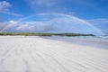 Rainbows Over Tortuga Bay 1 Royalty Free Stock Photo