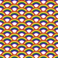 Rainbows Seamless Pattern