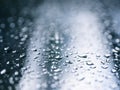 Raindrop texture Blur reflection background Royalty Free Stock Photo