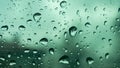 Raindrops on car window captured in Vitez, Bosnia nd Herzegovina