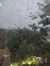 Raindrops in dry seasons Royalty Free Stock Photo
