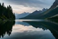 Delicate ripples on the mirrored surface of the water Royalty Free Stock Photo