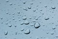 Raindrops on Glass Royalty Free Stock Photo