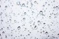 Raindrops on glass, closeup, texture Royalty Free Stock Photo