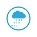 raindrops icon logo vector illustration design