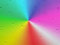 Raindrops on rainbow spectrum