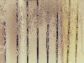 Raindrops texture on the glass window in the room. Outside the w Royalty Free Stock Photo