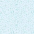 Raindrops Vector Seamless Pattern. Handdrawn.